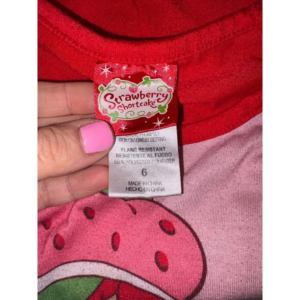 Y2K strawberry shortcake baby tee size XXS - Picture 5 of 7